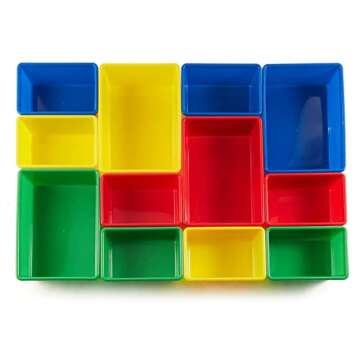 Kids Toy Storage Organizer with 12 Colorful Bins