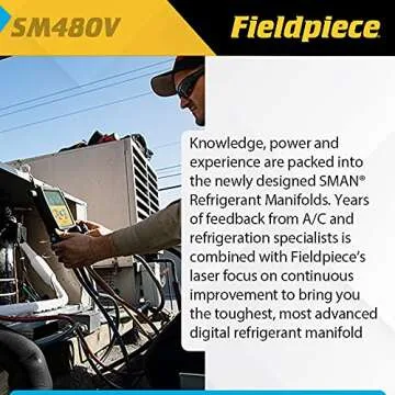 Fieldpiece SM480V SMAN Wireless Digital Refrigerant Manifold