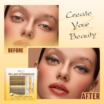 QUEWEL Lash Extension Kit - 320 Pcs of 30D+40D Lashes