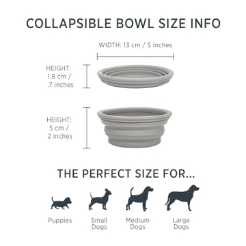 Hevea Portable Dog Bowl - Eco-Friendly & Travel Ready