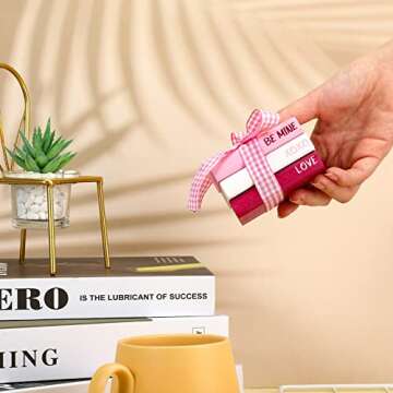 Valentine's Day Mini Wood Faux Books For Decor