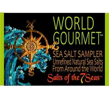 Delightful Gourmet Sea Salt Sampler for Culinary Creativity
