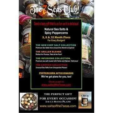 Delightful Gourmet Sea Salt Sampler for Culinary Creativity