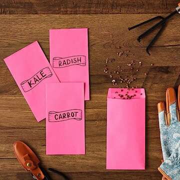 Versatile 100 Pack Money Envelopes in Pink for Cash, Gifts, and Budgeting