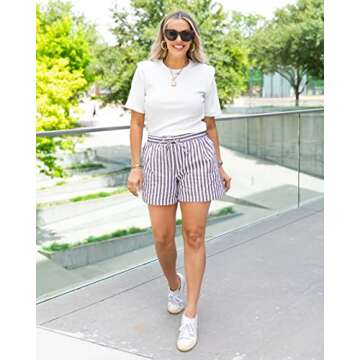 The Drop Women's Bright White Power Shoulder Short Sleeve Top by @kerrently, L