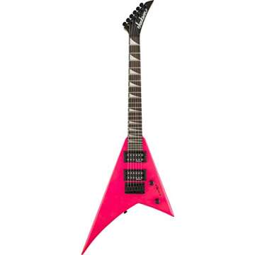 Jackson JS1X Dinky Minion Electric Guitar - Neon Pink - Compact & Powerful Design