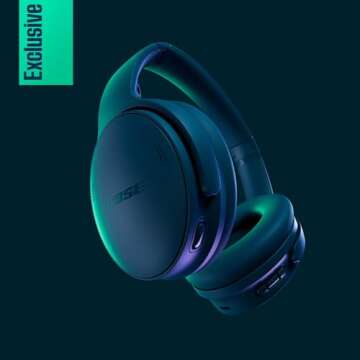 Bose QuietComfort Bluetooth Headphones - Wireless Over Ear Noise Cancelling - Twilight Blue Limited ...