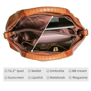 Stylish ISWEE Satchel Bag for Women - Premium Leather Purse