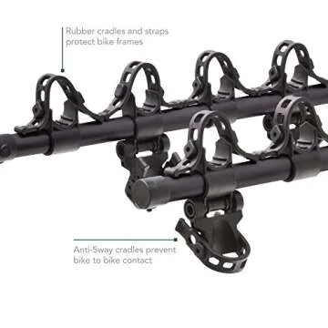 SportRack Ridge Swing 4 Bike Hitch Rack for Easy Transport