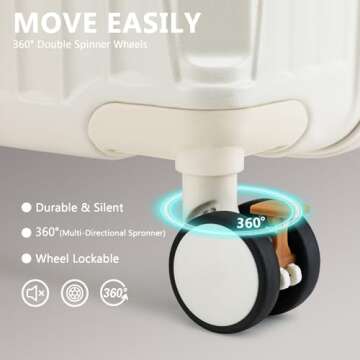 Joyway Stylish Carry On Luggage with Expandable Capacity