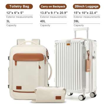 Joyway Stylish Carry On Luggage with Expandable Capacity