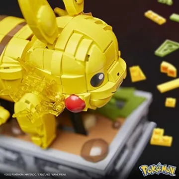 Mega Pokémon Pikachu Building Set - Interactive Fun