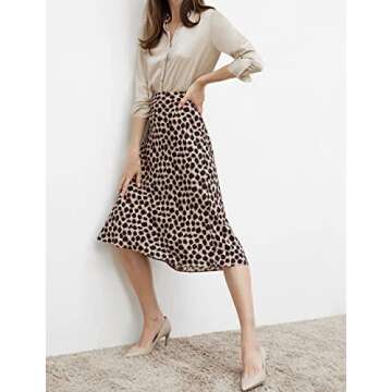 Houmous Satin Silk Button Down Shirt for Elegant Style