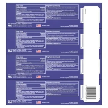 Crest 3D White Advanced Luminous Mint Teeth Whitening Toothpaste, Crest Toothpaste, 3.7 oz Pack of 4 - Helps Remove Surface Stains, Whitens Teeth, Strengthens Tooth Enamel, Protects Against Cavities