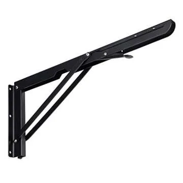 Sturdy Folding Shelf Brackets for Versatile Home Use
