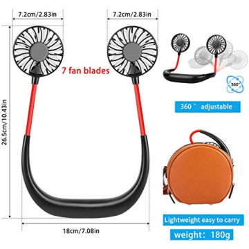 Stay Cool with RJVW Portable Neck Fan for All Ages