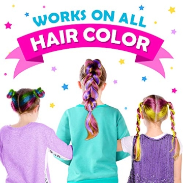 Fun Hair Chalk Set for Kids - 10 Vibrant Colors!