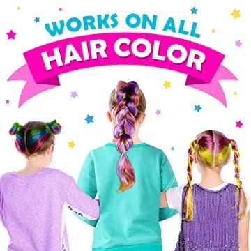 Fun Hair Chalk Set for Kids - 10 Vibrant Colors!