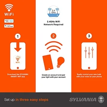 SYLVANIA Smart LED Bulbs – Voice Control & Dimmable Colors