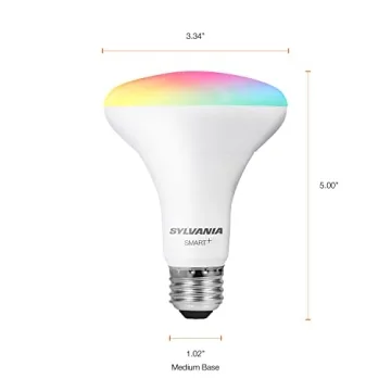 SYLVANIA Smart LED Bulbs – Voice Control & Dimmable Colors