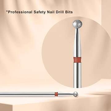 10Pcs Nail Drill Bits - Medical-Grade for Cuticle Care