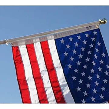 Grace Alley Flag Pole 6 Foot Spinning Tangle Free Outdoor Solution