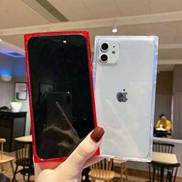 Tzomsze Clear Case for iPhone 11 with Shock Absorption