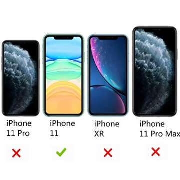 Tzomsze Clear Case for iPhone 11 with Shock Absorption