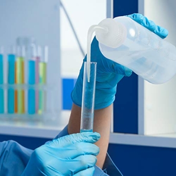 DEPEPE 6-Pack 500ml Plastic Wash Bottles for Home & Lab