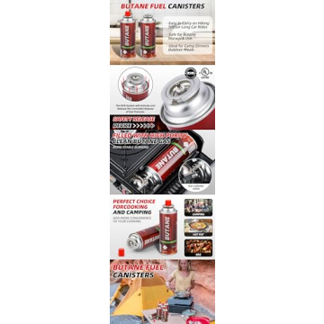 Buy 12 Pack Butane Fuel Canisters for Camping Stoves