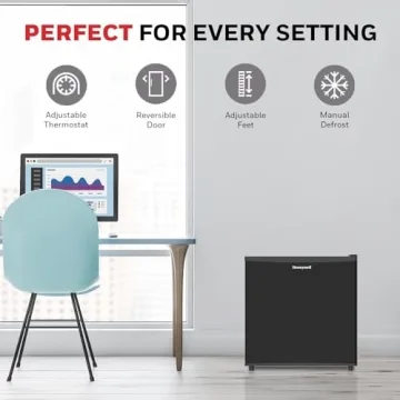 Compact Honeywell Freezer for Home or Office Use