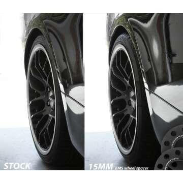 E Chassis Only - 18mm BMW Wheel Spacers by BMS w/extended Bolts 128 135 328 330 335 335 525 528 530 535 and more (E Chassis Only)