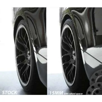 E Chassis Only - 18mm BMW Wheel Spacers by BMS w/extended Bolts 128 135 328 330 335 335 525 528 530 535 and more (E Chassis Only)