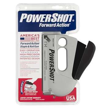 Arrow 5700 PowerShot Staple and Nail Gun for Crafts