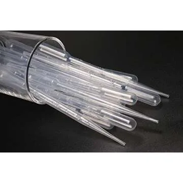 Shapenty 3ML Disposable Plastic Essential Oils Graduated Transfer Pipettes Squeeze Dropper Makeup Tool for Small Amounts Liquid Measuring Mixing Blending and Diy Fragrance Soap Lipbalm Making, 20PCS