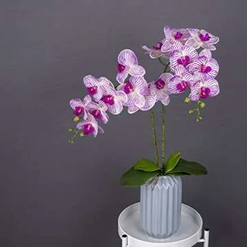 Fnize Faux Orchid Stems - 38-Inch Realistic Flowers