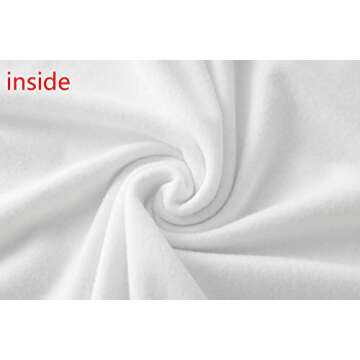 Kindcall Long Sleeve Mock Turtleneck Stretch Slim T Shirt Layer Top White Medium