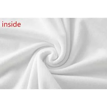 Kindcall Long Sleeve Mock Turtleneck Stretch Slim T Shirt Layer Top White Medium