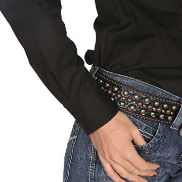 Cinch Women's Solid Long Sleeve Shirt - Perfect Fit Black XS