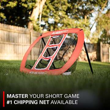 Rukket Pop Up Golf Chipping Net | Outdoor / Indoor Golfing Target Accessories and Backyard Practice ...