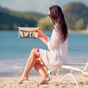 Stylish Belanttega Boho GLAM Makeup Bag for Travel