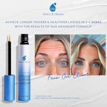 Eyelash & Brow Serum for Thicker Longer Lashes Natural Growth