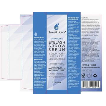 Eyelash & Brow Serum for Thicker Longer Lashes Natural Growth