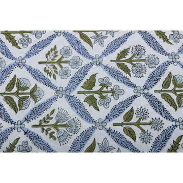 Ridhi Steel Blue Cotton Tablecloth for Elegant Dining