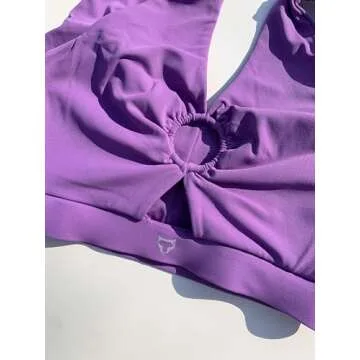 TomTiger Women's High Impact Sports Bra with Padded Support