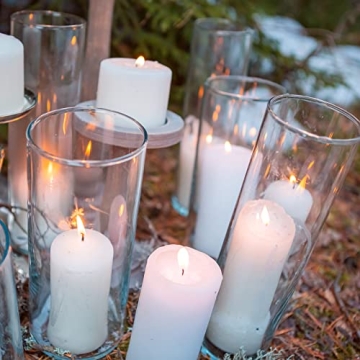 WDHODEC Multi-Purpose Hurricane Candle Holders Set