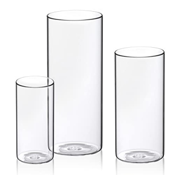 WDHODEC Multi-Purpose Hurricane Candle Holders Set