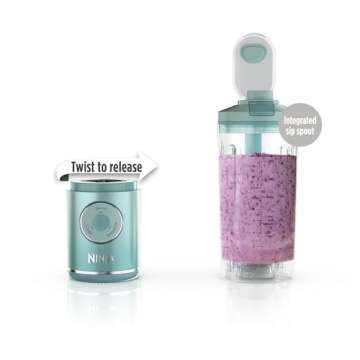 Ninja BC251MT Blast Max Personal Cordless Blender - Smoothies & Ice Crushing in Sea Glass