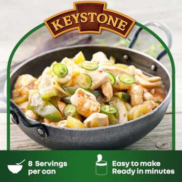 Keystone All Natural Canned Turkey 14.5 Oz Fully Cooked | No Water Added | Ready to Meat | Quick Meals Emergency Survival Food Canned Meat Pack of 1