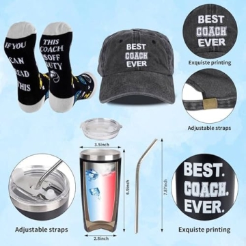 LiYiQ Best Coach Gifts Set for Christmas & Thank You